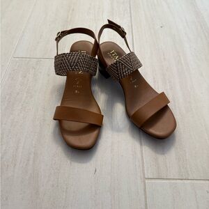 Brown Women's Heeled Sandals